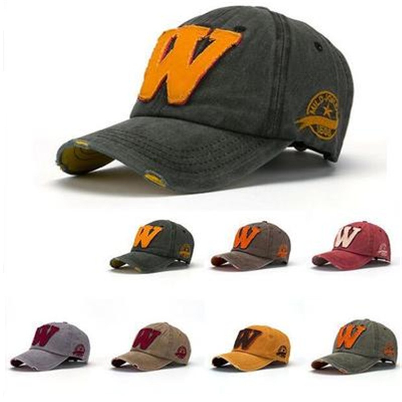 캐주얼 남성 Snapback 아빠 모자 코튼 야구 모자 패션 자수 편지 승 여성 힙합 모자 세련된 Wasdoor 스포츠 모자/Casual Men Snapback Dad Hat Cotton Baseball Caps Fashion Embroidery Letter W